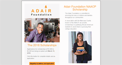 Desktop Screenshot of adairfamilyfoundation.org